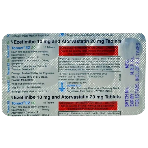 tonact ez 20mg tablet 15's